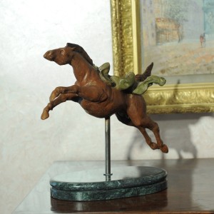 Horse - Bronze sculpture made by Alessandro Romano